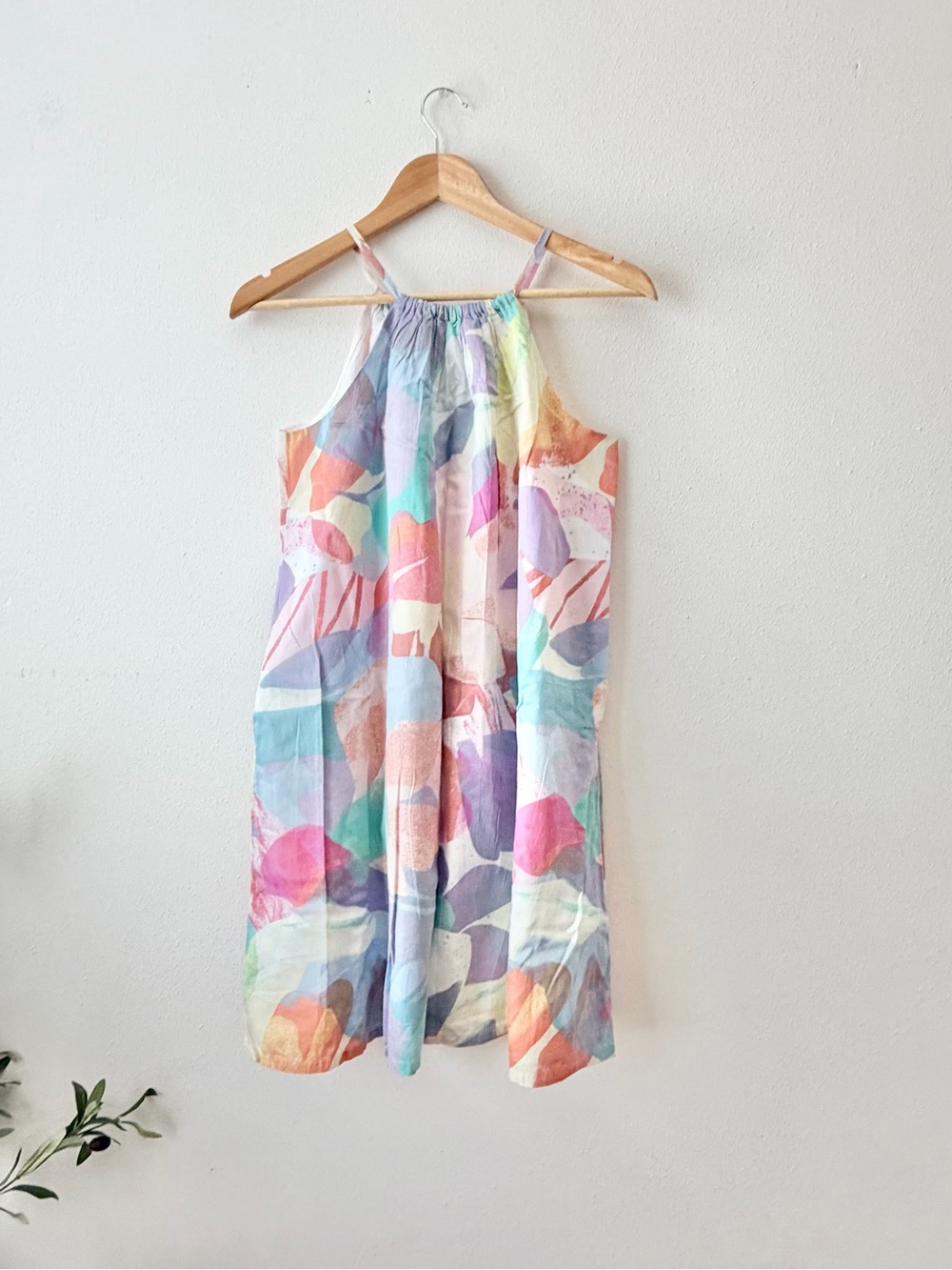NEW Gap girls multi color high neck swing dress